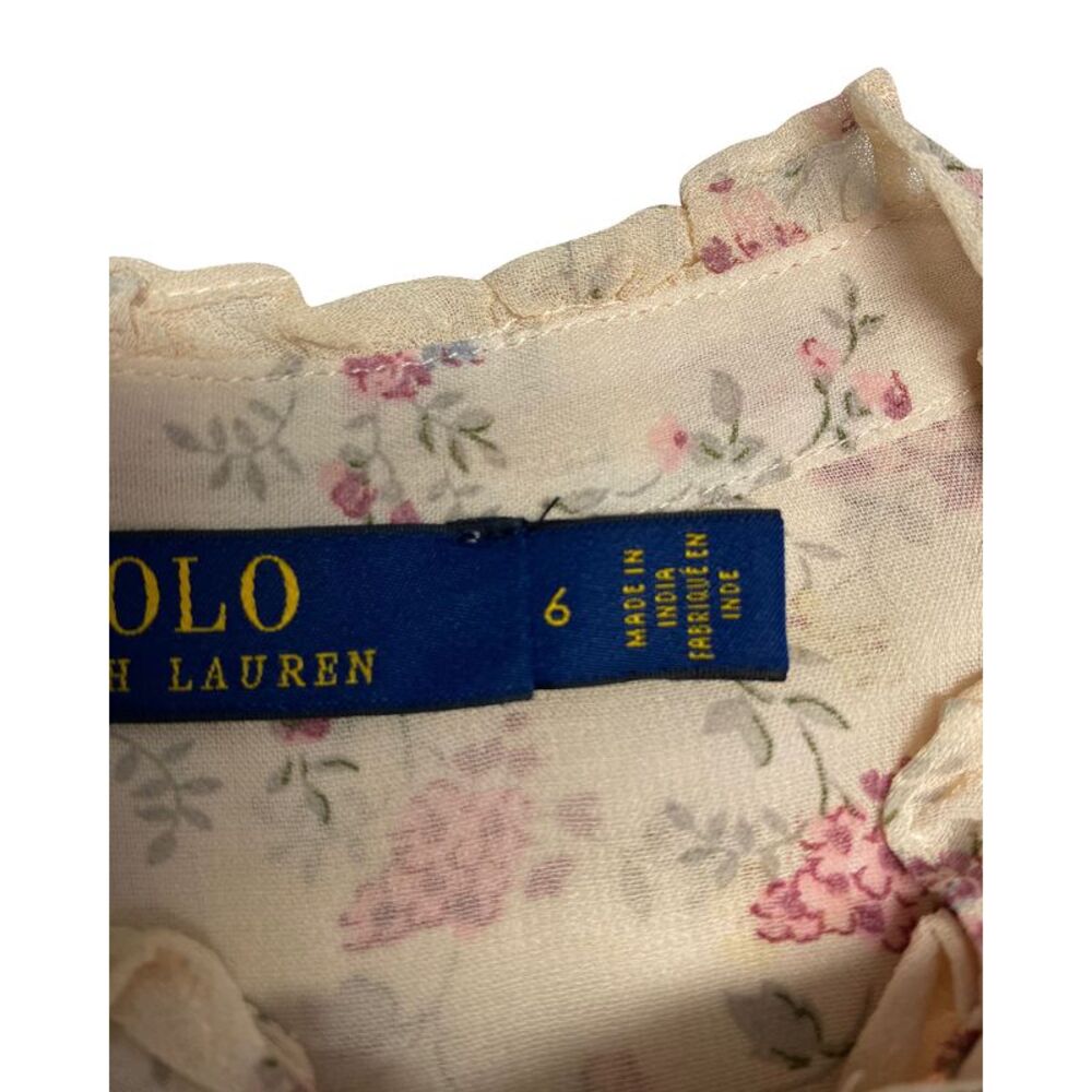 Polo Ralph Lauren Floral Long Sleeves Dress in Floral Print Viscose - Picture 3 of 7
